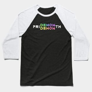 Pride month Gift Demon Baseball T-Shirt